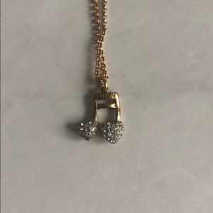 Juicy couture music note necklace
